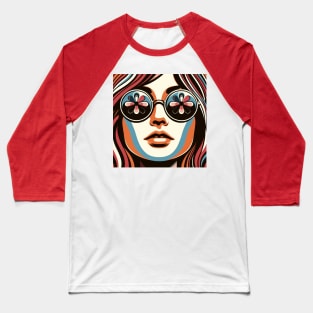 Hippie Chick Baseball T-Shirt